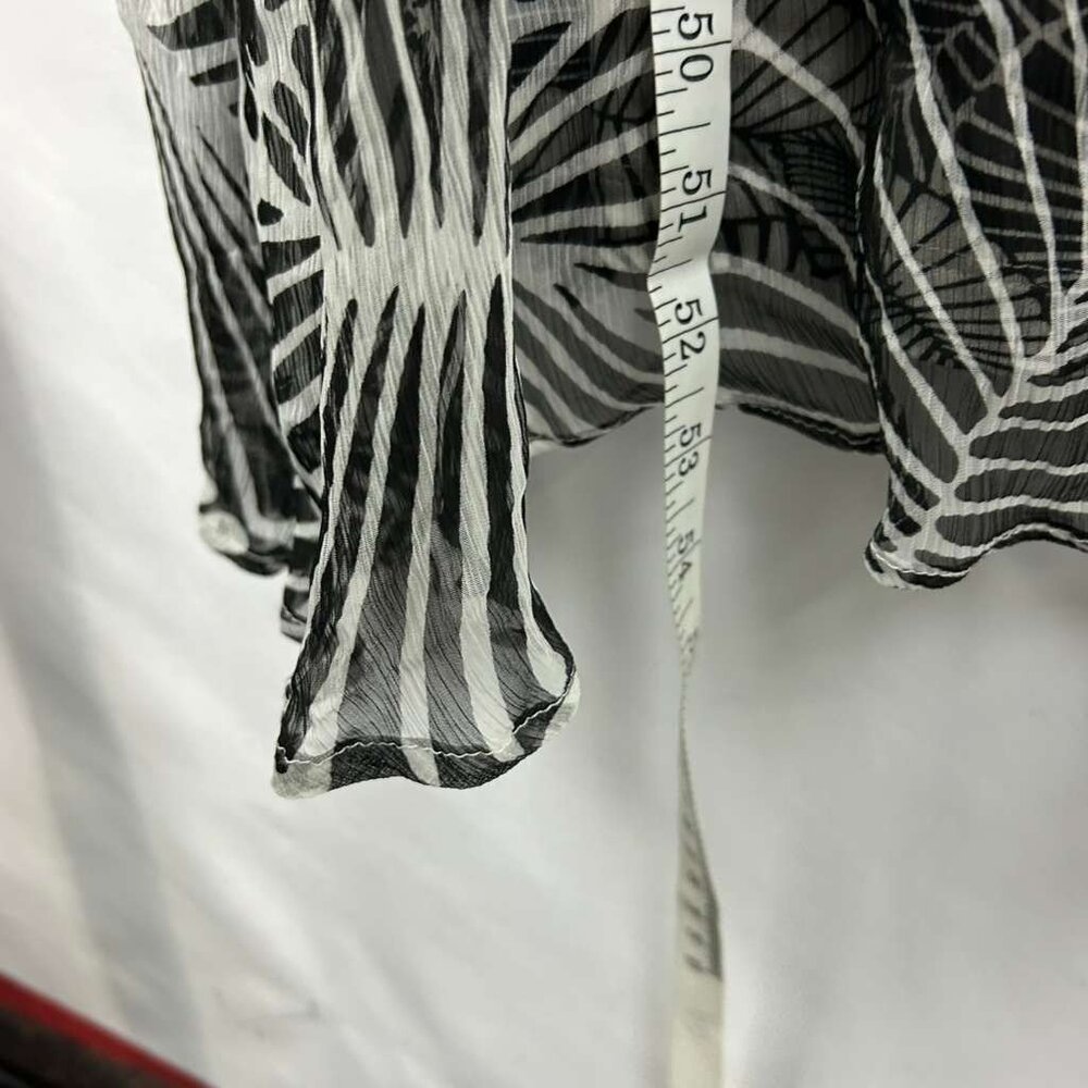 NWT Soft Surroundings Women's 1X Miami Beach Maxi Dress Black/White - Picture 6 of 16